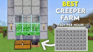 NEW 121 CREEPER GUNPOWDER Farm In Minecraft Bedrock Edition WindowsMCPEPS4 [upl. by Roane]