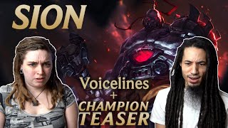 Arcane fans react to Sion Voicelines amp Teaser  League Of Legends [upl. by Renate222]