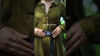 How to tie a ring belt [upl. by Hyacinthie]