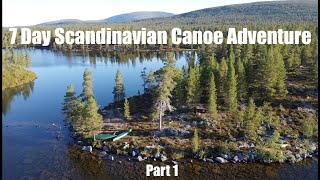 7 Day Scandinavian Wilderness Canoe Trip Part 1  Rogen Naturreservat Sweden [upl. by Zendah562]