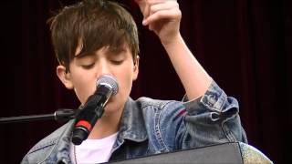 Sunshine and City Lights Greyson Chance LIVE August 29 2012 Vancouver BC PNE FIRST ROW AND HD [upl. by Yentyrb]