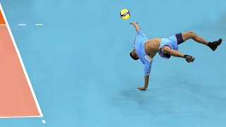 Acrobatic Volleyball Saves [upl. by Akinirt]