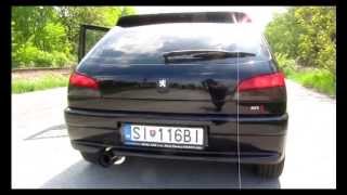 Peugeot 306 GTi6 custom AMA exhaust [upl. by Natsud]