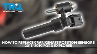 How to Replace Crankshaft Position Sensor 20112019 Ford Explorer [upl. by Ayouqat]