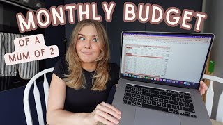 REAL MONTHLY BUDGET 2024 budgeting my income  expenses as a working mum budget  saving money UK [upl. by Reivaj588]