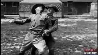 US Armys Basic Hand To Hand Fighting of World War 1 Silent film [upl. by Oppen]