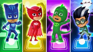 Catboy  Owlette  Gekko  Romeo  PJ Masks  Tiles Hop EDM Rush [upl. by Chafee]