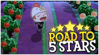 How To Make An AMAZING Fruit Tree Orchard Road To 5 Star Island  Animal Crossing New Horizons [upl. by Neeloc]