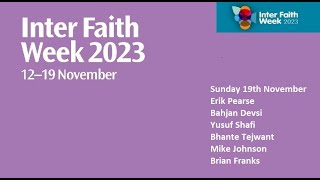 Interfaith Week 2023 19 Nov [upl. by Groeg29]