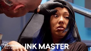 Optical Illusion Elimination Tattoo Part I  Master vs Apprentice Season 6 [upl. by Lelia]