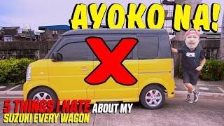 5 Things I Hate About My SUZUKI EVERY WAGON  Vanlife  MayorTV [upl. by Inaluiak903]