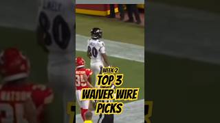 Top 3 Waiver Wire Picks After Week 1 fantasyfootball fantasy nflpodcast [upl. by Nuyh]