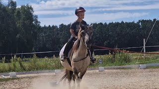 First horse riding lesson Was Amazing 🤩 [upl. by Templeton]