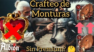 🤑CRAFTEO DE MONTURAS SIN PREMIUM🤔Con El Alquimista de Albion Online🧙 [upl. by Annabal]