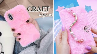 Como hacer una funda casera para teléfono móvil o celular ♥ DIY Phone Cases ♥ El Mundo de Isa [upl. by Rhett528]