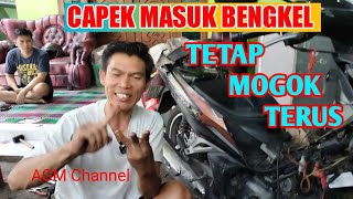 KELUAR MASUK BENGKEL‼️Motor injeksi mogok susah hidup [upl. by Aisanat]