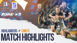 HIGHLIGHTS  Highlanders Vs The Chiefs  Super Rugby Pacific Round 11 [upl. by Weasner]