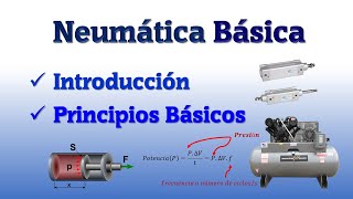 NEUMÁTICA BÁSICA  INTRODUCCIÓN  PRINCIPIOS BÁSICOS [upl. by Atsira37]