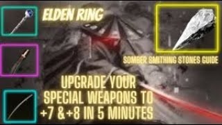 Elden Ring  Somber Smithing Stones 7 amp 8 location  Complete guide before shadows of the erdtree [upl. by Yrakcaz440]