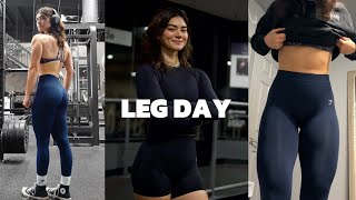 FULL LEG DAY ROUTINE and squat PR [upl. by Mlawsky847]