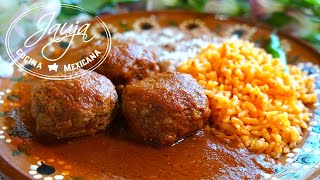 Tortitas de Carne Molida en Salsa Roja [upl. by Attenrev]