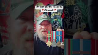 CANADIAN ARMED FORCES SERVICE MEDALS  My Career what I earned [upl. by Helbonnah]