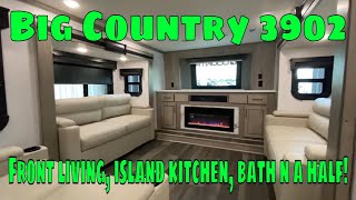 Front Living Island Kitchen Bath 12 AND Full Time Warranty 2021 Big Country 3902FL WOW WOW WOW [upl. by Asoral934]