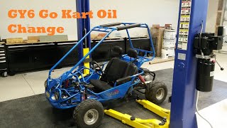 How to do 150cc Go Kart  Scooter Oil Change with GY6 Motor [upl. by Onateag]