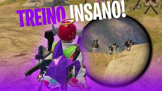 TREINO INSANO DE REFLEXO DO TOP 1 GLOBAL  Leomax PUBG MOBILE [upl. by Adniuqal]