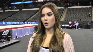 McKayla Maroney Interview  2014 Secret US Classic [upl. by Nayt]