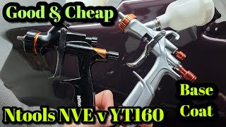 Ntools NVE 13 v YT160 13 For Base Coat Based On Devilbiss DV1 and Iwata W400 [upl. by Idyak296]