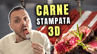 PROVO LA CARNE STAMPATA IN 3D SONO SCONVOLTO  Video di Giorgio Immesi [upl. by Enigroeg]