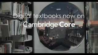 Textbooks on Cambridge Core [upl. by Haroun]