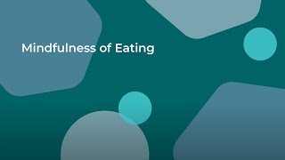 Guided Meditation  Mindfulness of Eating [upl. by Leksehc]