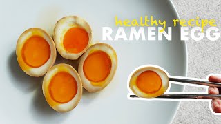 How to Make Perfect Ramen SoftBoiled Eggs  Super Easy Healthy Recipe  Emi [upl. by Wordoow481]