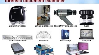 Forensic tools Used By Document Examiners [upl. by Stephana]