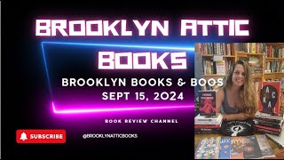 Brooklyn Books amp Boos Book Haul  Nat Cassidy Special Guitar Performance  Horror Book Fair [upl. by Assilav]