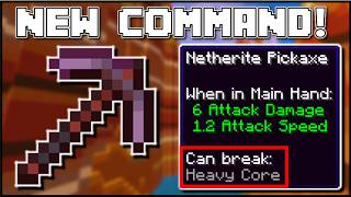 Minecraft 121  How To Get Tools That Can Only Break Certain Blocks New Command [upl. by Relyat519]