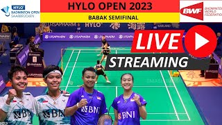 BADMINTON HYLO OPEN 2023  SEMIFINAL  LIVESCORE [upl. by Landrum342]