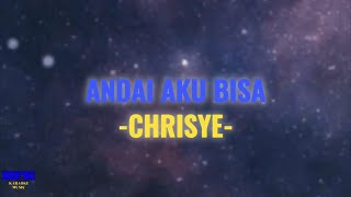 Chrisye  Andai Aku Bisa Karaoke Version [upl. by Valdas]