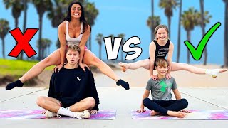 Couples Yoga Challenge VS Nalish [upl. by Einahc]