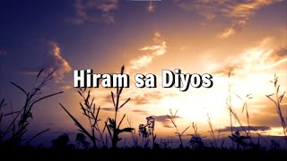 Hiram Sa Diyos SINO AKO  Karaoke Version [upl. by Wolfgram]