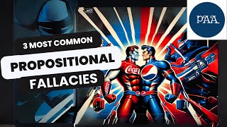 3 Most Common Propositional fallacies With coke and pepsi debate examples [upl. by Ennaecarg77]