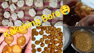 Kakching Bora 🤤 Recipe 😊 [upl. by Analla]