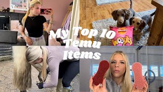 MY TOP 10 TEMU ITEMS 🐴🤩💘 [upl. by Seigler]