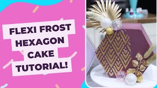 Easy Hexagon Cake Tutorial [upl. by Brittne]