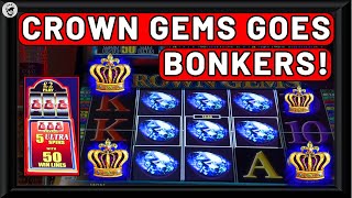 🤯 NEW FOBT Roulette amp Crown Gems Goes Crazy £500 Admiral Arcade Slot Session [upl. by Attlee]