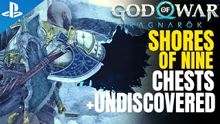 Shores of Nine all Collectibles Artefact Chests undiscovered Locations  God of War Ragnarok [upl. by Miyasawa]