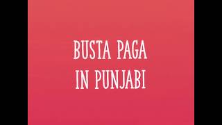 paga busta in punjabi [upl. by Ahsinyar244]