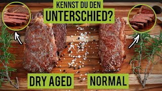 Rumpsteak Richtig Braten Dry Aged VS Normal [upl. by Rotow]